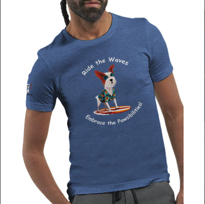 Surf’s Up In Miami - Premium Unisex Crewneck T-shirt