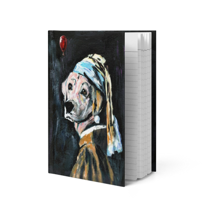 Hardcover journal - The Lab with the Pearl Earring