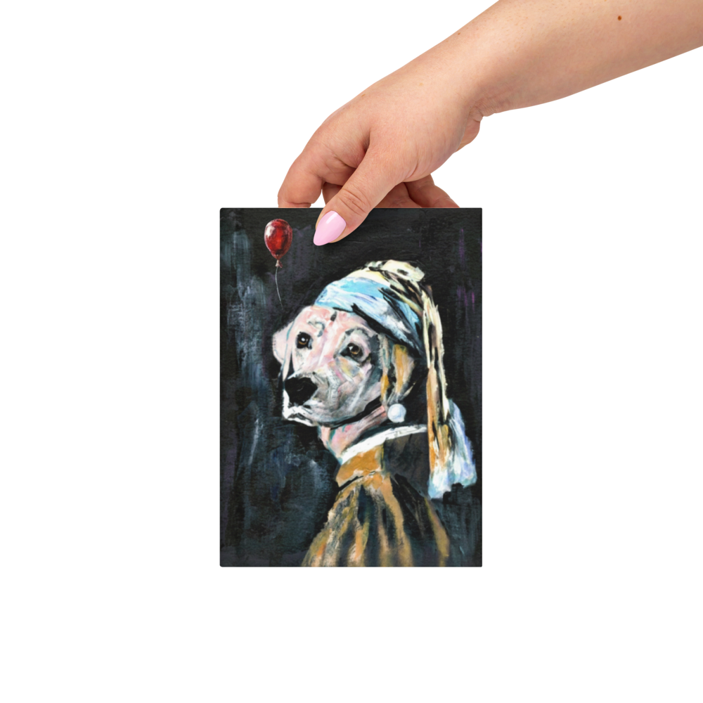 Hardcover journal - The Lab with the Pearl Earring